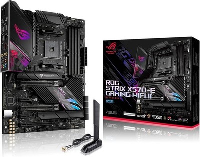 ASUS ROG Strix X570-E Gaming WIFI II Mainboard AMD Ryzen X570 Sockel AM4 ATX M.2