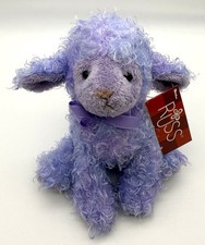 NWT Russ Berrie Loulou the Purple Lamb 7 Plush Toy Spring Easter