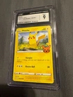 2022 Pokemon TCG - Pikachu 049/203 Trick or Trade Non-Holo - CGC 9