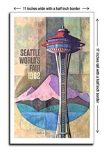 1962 Seattle Worlds Fair 1962 - 11x17 Poster