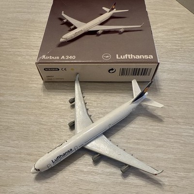 Vintage Schabak LUFTHANSA Airbus A340 Diecast 1:600 scale W/ Box