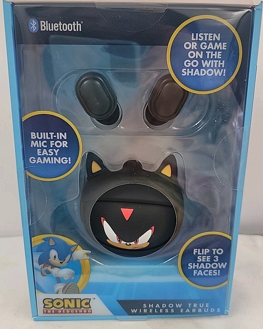 Sonic The Hedgehog SHADOW Flip the Faces True Wireless Earbuds