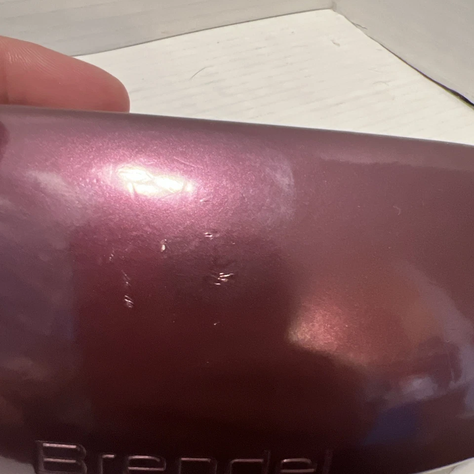 Estuche Gafas Brendel Púrpura Clamshell Rojo descripción B24 Foto 3 de 4