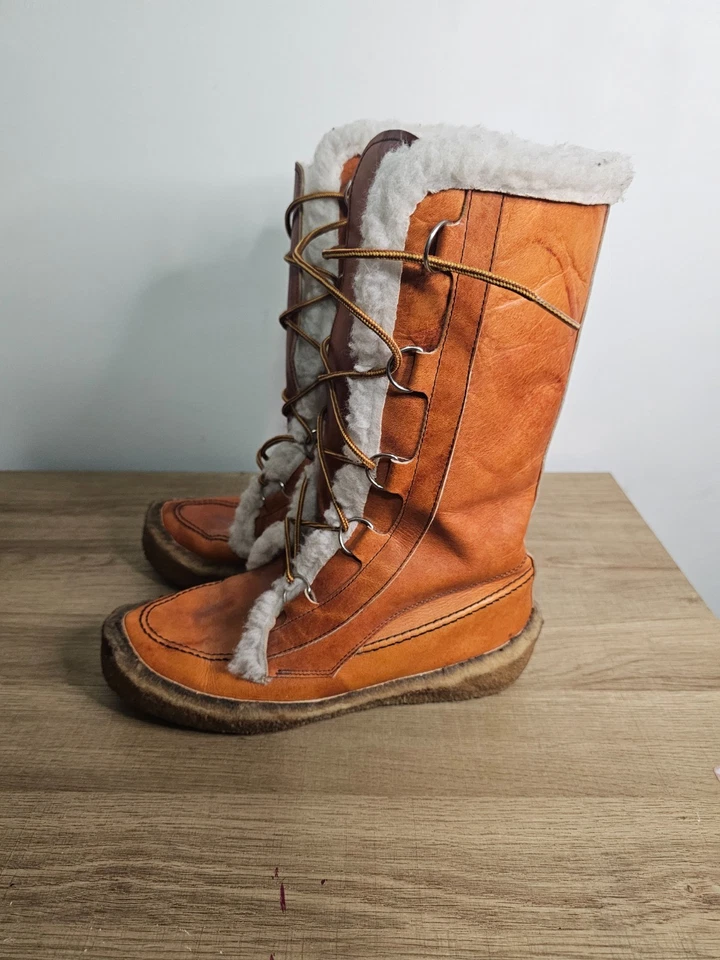 Botas Mocasín Cabela's Hechas en Canadá Cuero Piel de Oveja Para Mujer Talla 9 6464 Foto 4 de 4