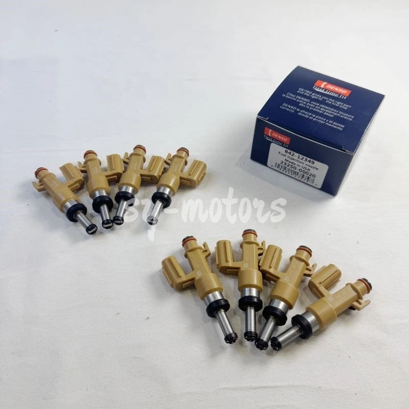 Inyectores de combustible DENSO 8 piezas para Toyota Tundra 2008-2019 5,7 L V8 23250-0S020 NUEVO Foto 3 de 4