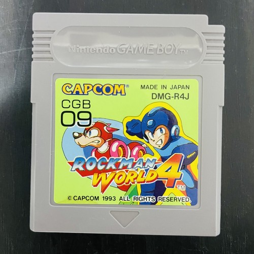 Capcom Rockman World 4 DMG R4j Gameboy Software