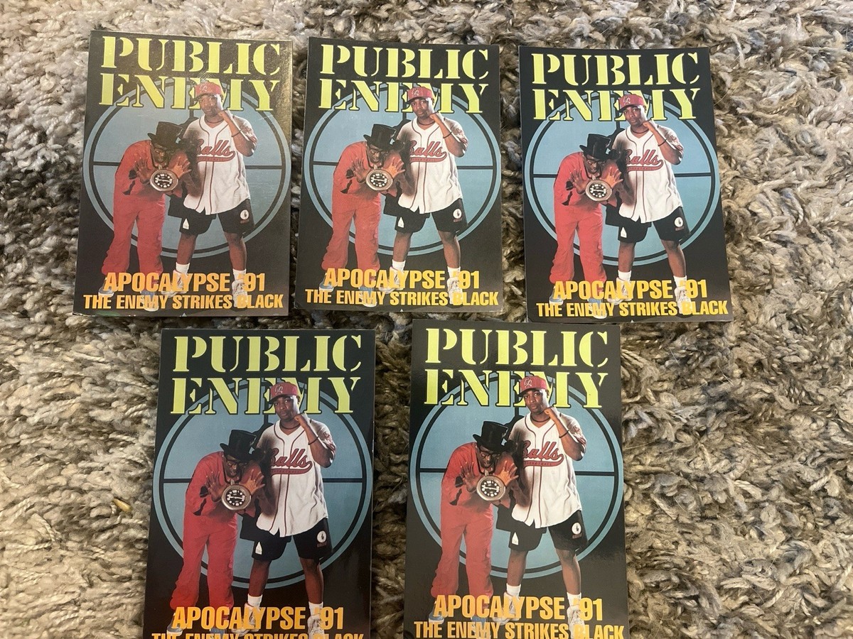 Public Enemy Apocalypse '91 Vintage Postcard The Enemy Strikes