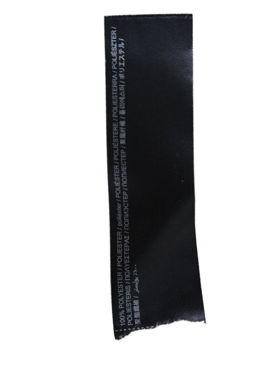 MNG Womens Black Collared Solid Polyester Coat Lo… - image 5