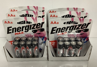 6 packs (48 total batteries) Energizer Max AA Batteries exp 12/2036