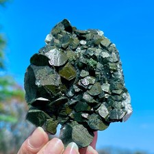 172G Natural Colorful Pyrite Symbiosis Petal Calcite Crystal Raw Specimen