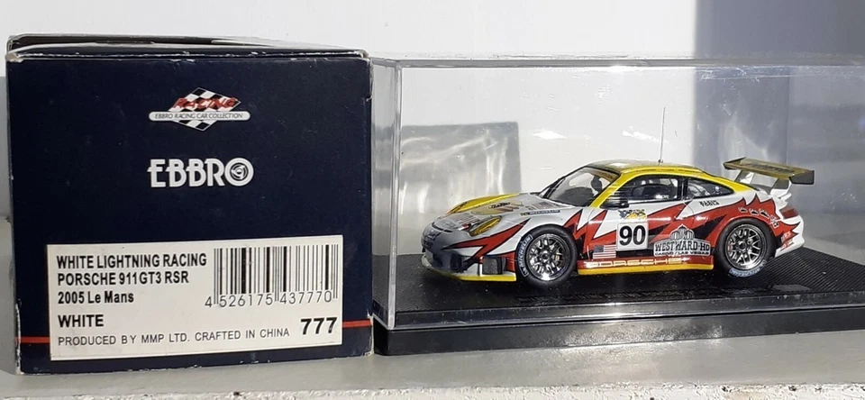 PORSCHE 911 GT3 RSR #90 24 HOUR LE MANS 2005 EBBRO 43777 1/43 JAPAN - Photo 2/4