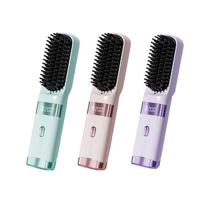 Rechargeable Curlingstone Iron Earthenware Coating Even Heat Distribution Hair