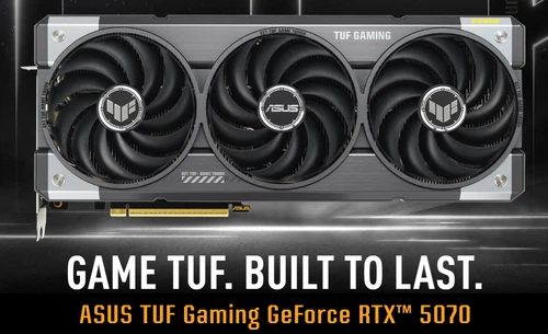 ASUS TUF RTX 5070 OC 12GB GDDR7 Gaming GPU TUF-RTX5070-O12G-GAMING NO BOX