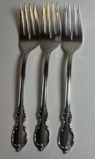 Rogers Bros International Silverplate Set 3 Salad Forks 1959 REFLECTION 1847