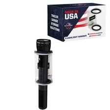 Pit Posse Flashlight Hanger Holder USA Made Wall Mount Rack for Trailer/Garage