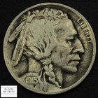1915 S Buffalo Nickel 5C (Key Date San Francisco Mint!) - Cleaned