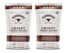 Kinder's Crispy Panko Blend Woodfired Garlic 2 Pack