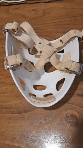 Maschera portiere vintage anni 70 Mylec Tony Esposito Street Hockey NHL Blackhawks - Foto 3 di 7
