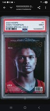 Very Low Pop Amen Thompson 2023 Panini NBA Hoops Rookie Special Holo #1 PSA 9