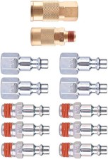 Air Coupler and Plug Kit, Quick Connect Air Fittings, 12 Piece 14 Industrial S