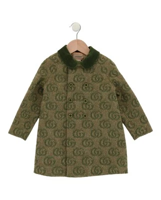 Gucci Boys GG Embroidered Logo Coat - Image 1 of 2