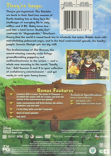 Dinosaurs: The Complete Third & Fourth Seasons (DVD) - Picture 4 of 4