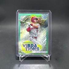 2022 Bowman - Virtuosic Vibrations Austin Hendrick #VV-9 Aqua Refractor /125 RC!