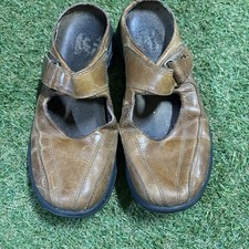 Merrell Brown Leather Mary Jane Shoes