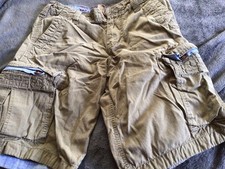 Red Camel Cargo Shorts Mens 30 Green 6 Pocket...