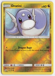 Dratini 116/181 Common Reverse Holo Team Up Pokemon TCG