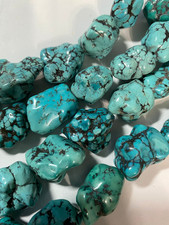 Blue Green Turquoise Magnesite Beads