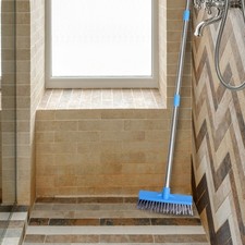  Brosses de sol à manche long en acier inoxydable Brosse à cheveux en plastique