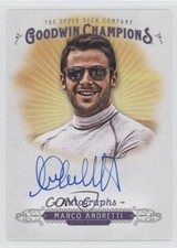 2018 Upper Deck Goodwin Champions Auto Marco Andretti #A-MA Auto 12a0
