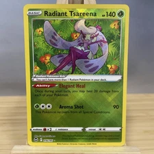 Radiant Tsareena 016/195 Holo Ultra Rare Silver Tempest Pokemon TCG NM