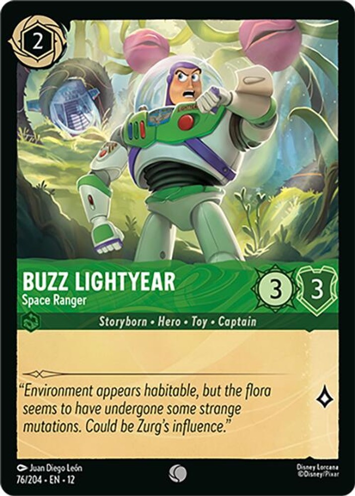 Buzz Lightyear - Space Ranger - 12 76/204 NM - Wilds Unknown