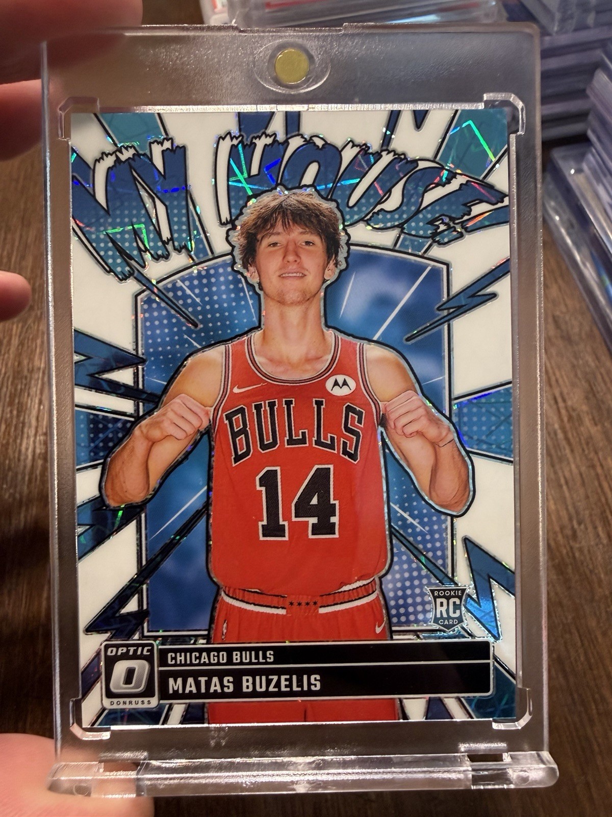 2024-25 Donruss Optic Matas Buzelis RC #15 MY HOUSE White Velocity /59 Bulls GC2