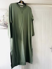 JOHN LEWIS WOMENS ‘ANYDAY’ GREEN DRESS SIZE M Fantastic With Chunky Trainers! 