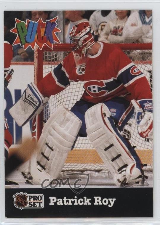 1991-92 Pro Set Puck Patrick Roy #14 HOF 0t2