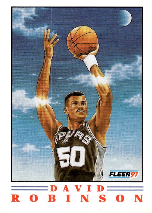 1991-92 Fleer Wheaties #72 David Robinson