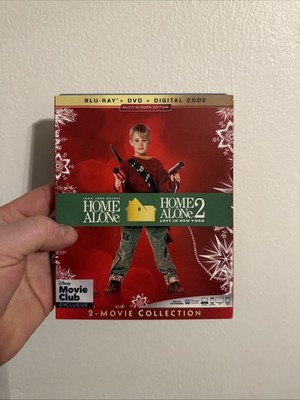 Home Alone & Home Alone 2 -Blu Ray, DVD, Digital, Disney Movie Club Exclusive