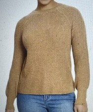 Jessica Simpson Ladies' Tan Crew Neck Sweater size XL (16-18) bust 54 NWT