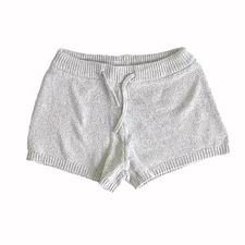 Rylee + Cru Bottoms Knit Shorts || Heathered Laurel 10-12y