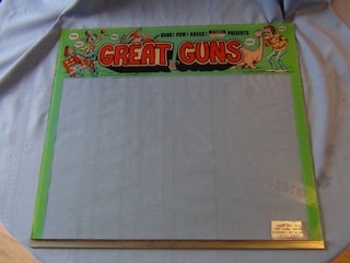 1982 Stern Great Guns Glass Bezel EX Cond As Is For Parts Or Repair