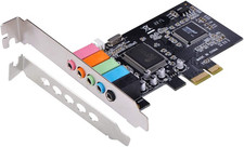 PCI-E Express 5.1ch CMI8738 Audio Sound Card w/Low Profile Bracket US Stock