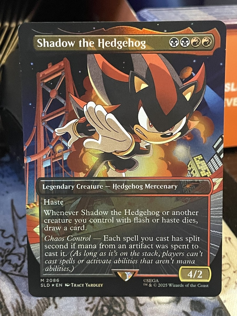 Shadow the Hedgehog FOIL #2086 NM/M MTG Magic Secret Lair