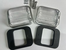 Lucas Reverse Light Lens Set Inc Gaskets/ Screws Fits Jaguar E Type , Mgb , Mid