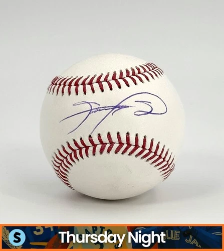 SAMMY SOSA RAWLINGS MLB BASEBALL SIGNED BECKETT COA STICKER AUTO
