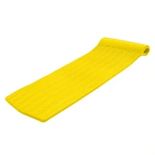 TRC Recreation 1.5" Thick Vinyl Foam Swimming Pool Float Mat, Yellow (Open Box)