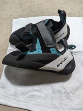 Evolv Geshido Boulder Rock Climbing Shoes Men's 5.5 Women  s 7 Eu 37.5 Teal Trax