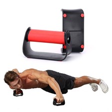 Portable Push Up Handles Bars,Strength Training Unisex, Red